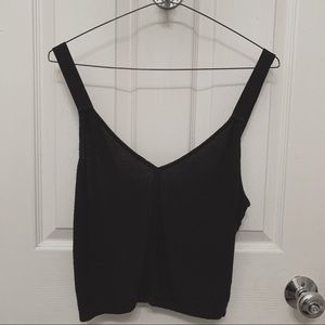 urban outfitters ribbed crop top tank top